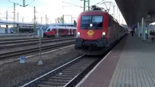 Budapest Kelenföld: EuroNight Wiener Walzer-Kálmán Imre en provenance de Munich Hbf. et Zurich Hbf