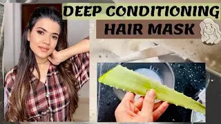 COCONUT MILK DEEP CONDITIONING HAIR MASK for Frizzy, Dry & Damaged Hair | The Square Diaries
