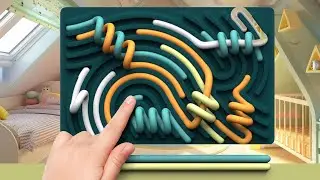 Sensory Activity Board: Silicone Fidget Toy for Calming, Stress, Anxiety, ADHD & Autism