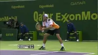Nikolay Davydenko vs Simone Bolelli - Qatar ATP Tennis Open Quarter Final [03/01/13]