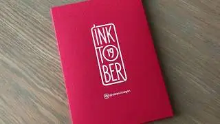 Inktober 2019 sketchbook is printed!