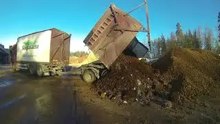 FOW - Lastbilschaufför, en dag på jobbet i flisbilen.