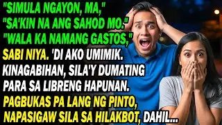 🏠“Lahat Ng Sahod Mo, Sa'kin Na!” Sabi Niya. Pagdating Nila Para Sa Libreng Hapunan, Ang Bahay Ay...
