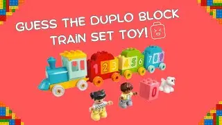Guess The Lego Duplo Block for Toddlers and Kids - Trainset Toy! Build On!