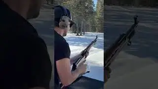 SKS Stripper Clip Speed Reload Gets Jammed Up🔫💨 #SKS #ShootingRange   #alberta #mountains #outdoors