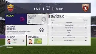 MELHORES MOMENTOS - Jogo bem movimentado Roma sai com a vit&oacute;ria - 28&deg;Rodada Calcio A vs Torino 