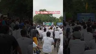 Free Cycling Event, Delhi || #ytshorts #trending #delhi