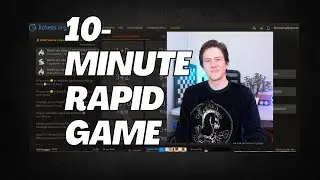10-Minute Rapid Chess Game on Lichess: Strategy and Tactics in Action