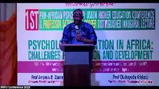 1st Pan-African Psychology Union Main Conference Day 1
