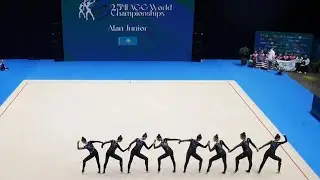 ALAN JUNIOR KAZ IFAGG World Championships 2025 #эстетическаягимнастика #aestheticgroupgymnastics