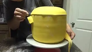 LEGO head cake