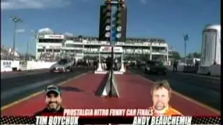 Tim Boychuk Andy Beauchemin Pro Stalgia Final Castrol Raceway Edmonton Alberta 2010.mpg