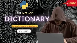 IMP Methods of Dictionary in python | Python Full Course |