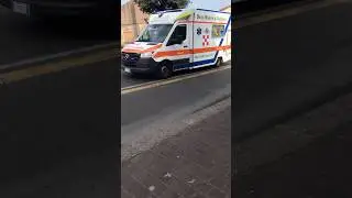 Passaggio Ambulanza 118 Catania [ambulanza O.D.V]