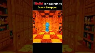 Minecraft Pe build A Armor Swapper ✨|#youtubeshorts #minecraft #armour #shorts #naveenmc #build