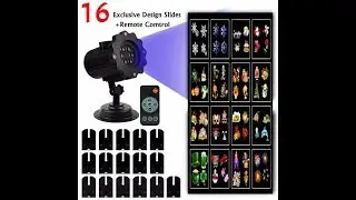 Slong Light LED Projector Lights with LOVE heart Slides Night Lamp Christmas Projector