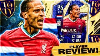 FIFA 21 TOTY VAN DIJK (96) PLAYER REVIEW! FIFA 21 ULTIMATE TEAM!