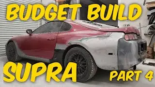 REBUILDING A CHEAP MK4 SUPRA on a budget part 4 -Making our budget bumper fit perfect