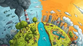 🌍 Environmental Pollution Awareness for Kids | Educational Cartoon Animation
