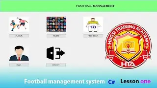 Football Management System C# and SQL SERVER Lesson one || Af somali