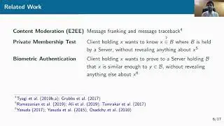 USENIX Security '21 - Identifying Harmful Media in End-to-End Encrypted Communication...
