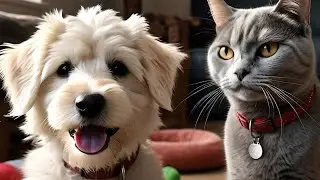 Unlikely friendship #dog #cat #friends #friendship #cuteanimals #cutedog#story#tales #love #animals
