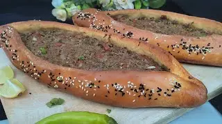 Traditional Turkish Pide Recipe | HomeKitchen_Studio