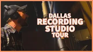 Inside a music production studio (Dallas recording studio tour vlog)