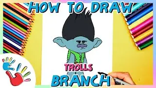 How to Draw Branch from Trolls: Trolltastic Fun for Everyone!  ✨