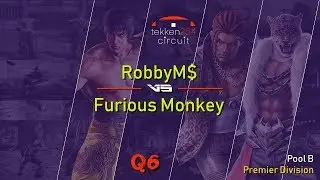 #TEKKEN254Circuit | Premier Q6 - Pool B: RobbyM$ (Law) vs Furious Monkey (Eddy/Armor King)