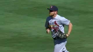 Moss fires home for a key double play