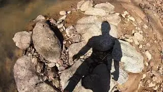 Building a stone walkway.  Sort of