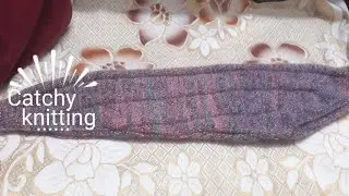 Knitting sleeves in raglan from bottom to top