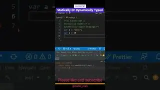 Is javascript a statically typed or a dynamically typed language #shorts