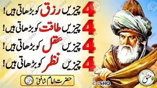 ✅ Imam Shafi: 4 Batain Jo Insaan Ka Rizq, Aqal Aur Qismat Badal Deti Hain