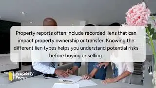 Common Lien Types You May See in a Report