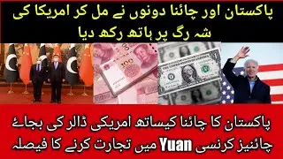 Pakistan, China ink MOU to initiate trade by using Yuan currency instead of US dollar