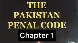 Pakistan Penal code Chapter 1