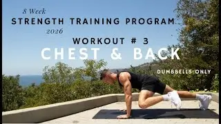 30 Minute Chest & Back Strength Training Workout - 8 Week Shed & Shred Challenge (Workout #3 - 2026)