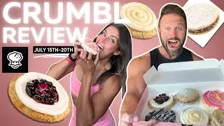 HOLY Crumbl Cookie Taste Test! BlueBerry Cheesecake | Cannoli  |Raspberry Lemonade and MORE!!