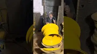Harvest Machine Broken Rim Repairing Process #restoration #rim #machine