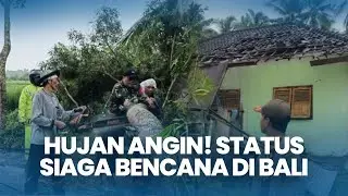 BREAKING NEWS: Hujan Angin Diprediksi Hingga Februari, Pemprov Bali Tetapkan Status Siaga Bencana