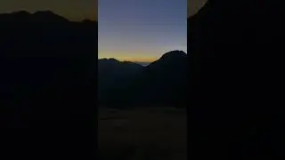 L'alba dalle cime della val di Rabbi, spettacolo in Trentino Alto Adige