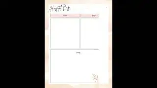 Boho Pregnancy Journal