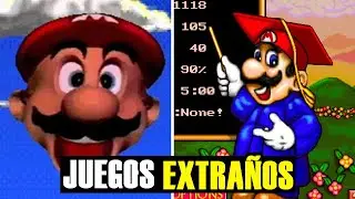 5 JUEGOS EXTRAÑOS de SUPER MARIO que NO CONOCÍAS