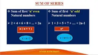 Sum of Series: All Formulae: Quants 