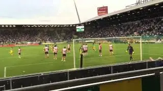 ADO-PSV doelpunt keeper Martin Hansen 11-8-2015