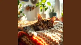 Calm Cat during Fireworks