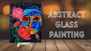Abstract Buddha Painting | Abstract Artform on Canvas | Wall-Art Canvas | DIY