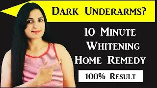 How To Lighten Dark Underarms Naturally & Fast  |  Natural Home Remedy | Samyuktha Diaries